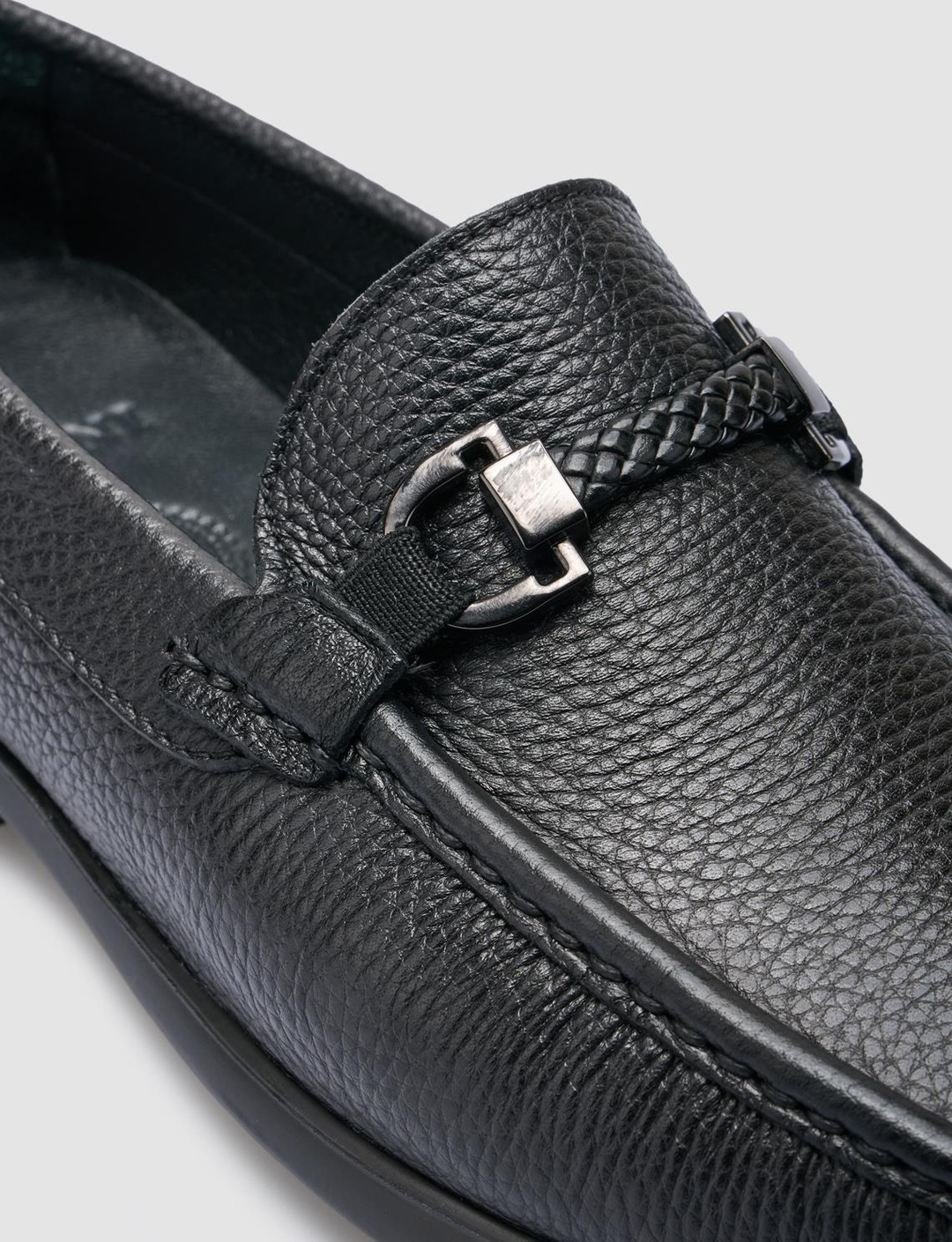 %100 Hakiki Deri Siyah Erkek Ayakkabı