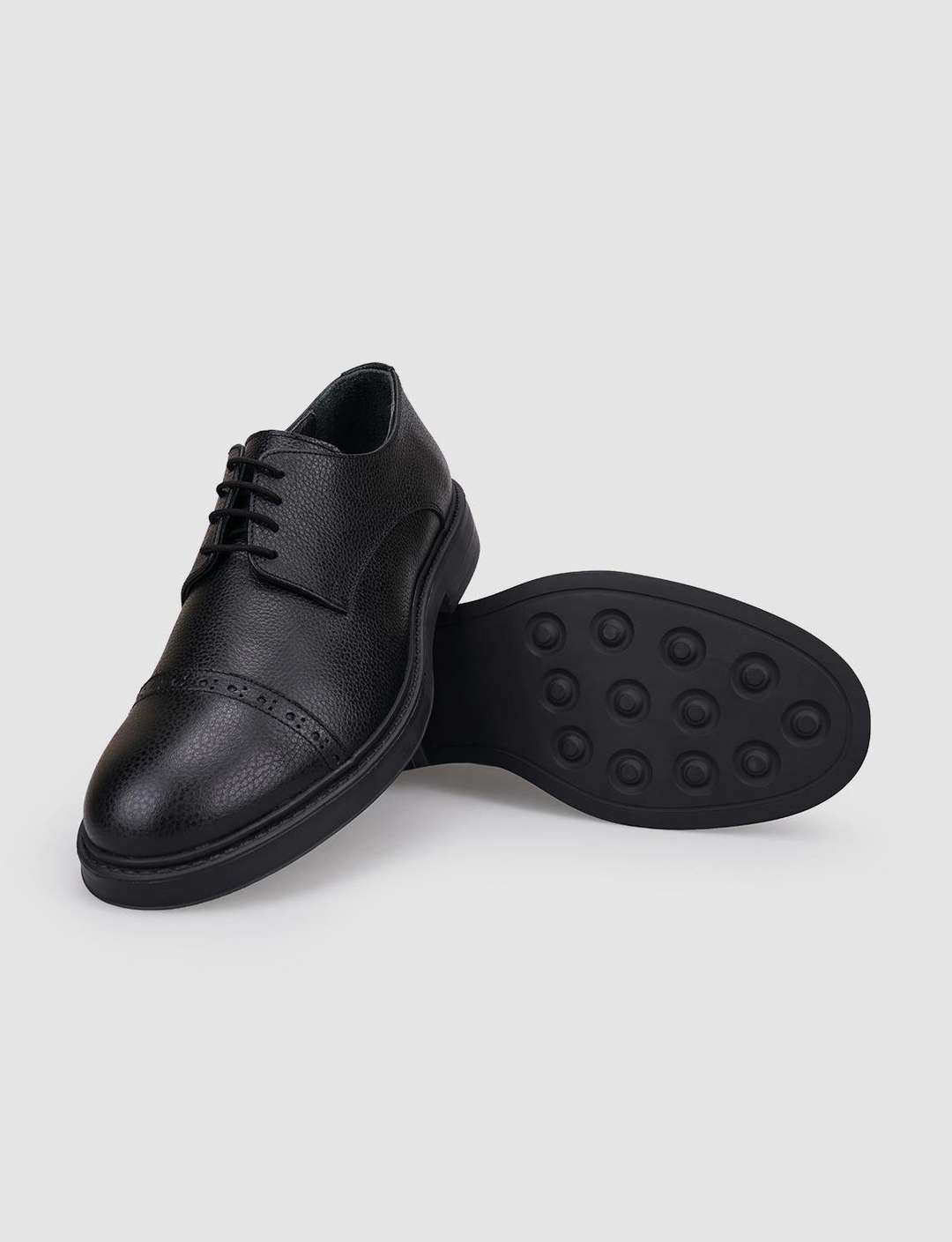 %100 Hakiki Deri Siyah Erkek Ayakkabı