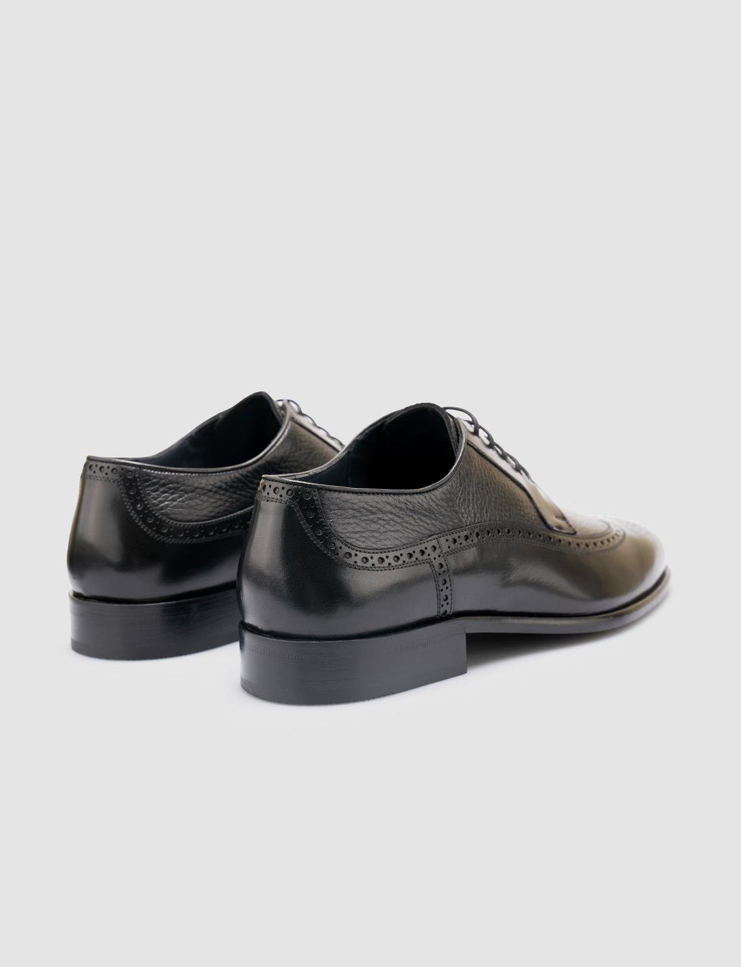 %100 Hakiki Deri Siyah Erkek Ayakkabı