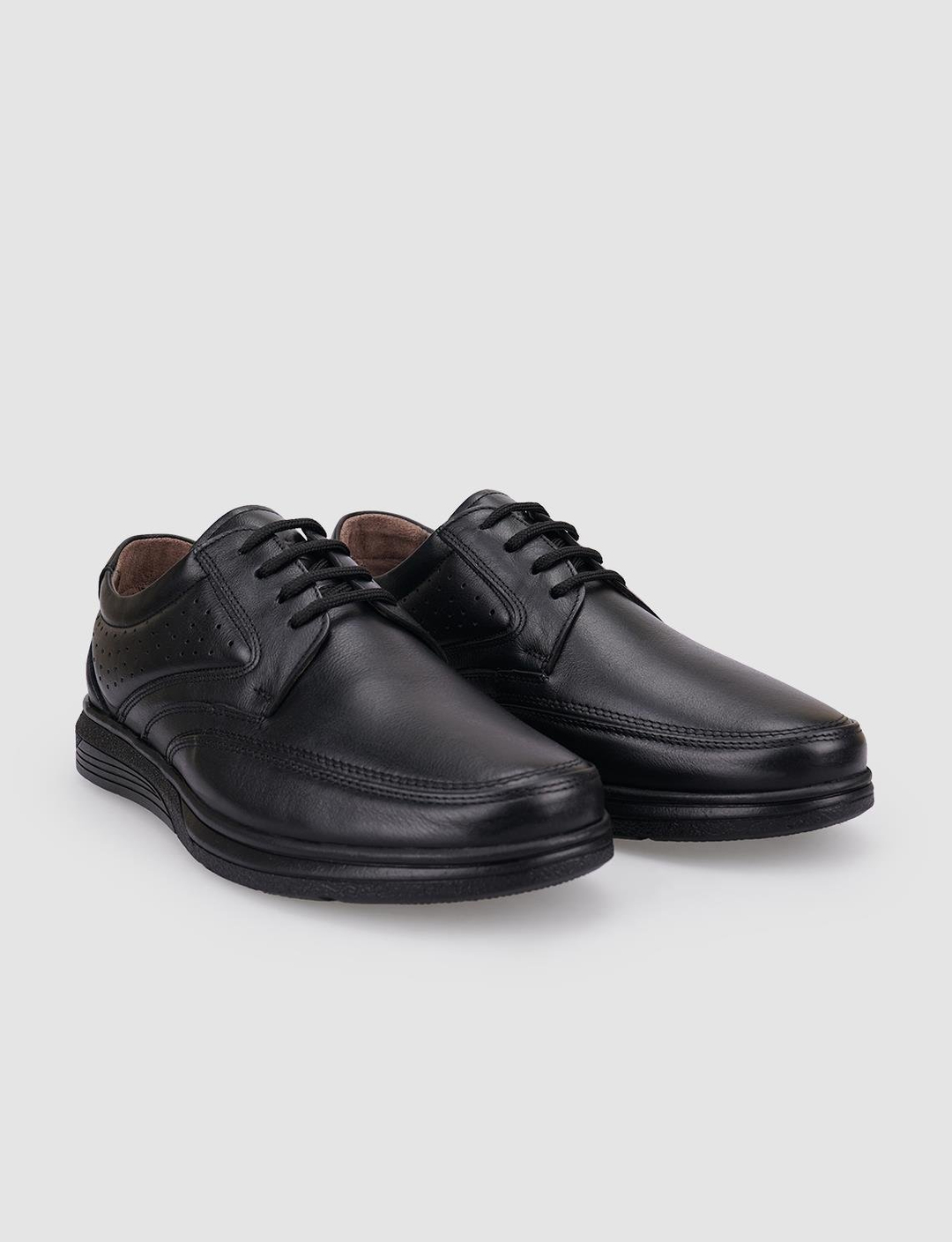 %100 Hakiki Deri Siyah Erkek Ayakkabı