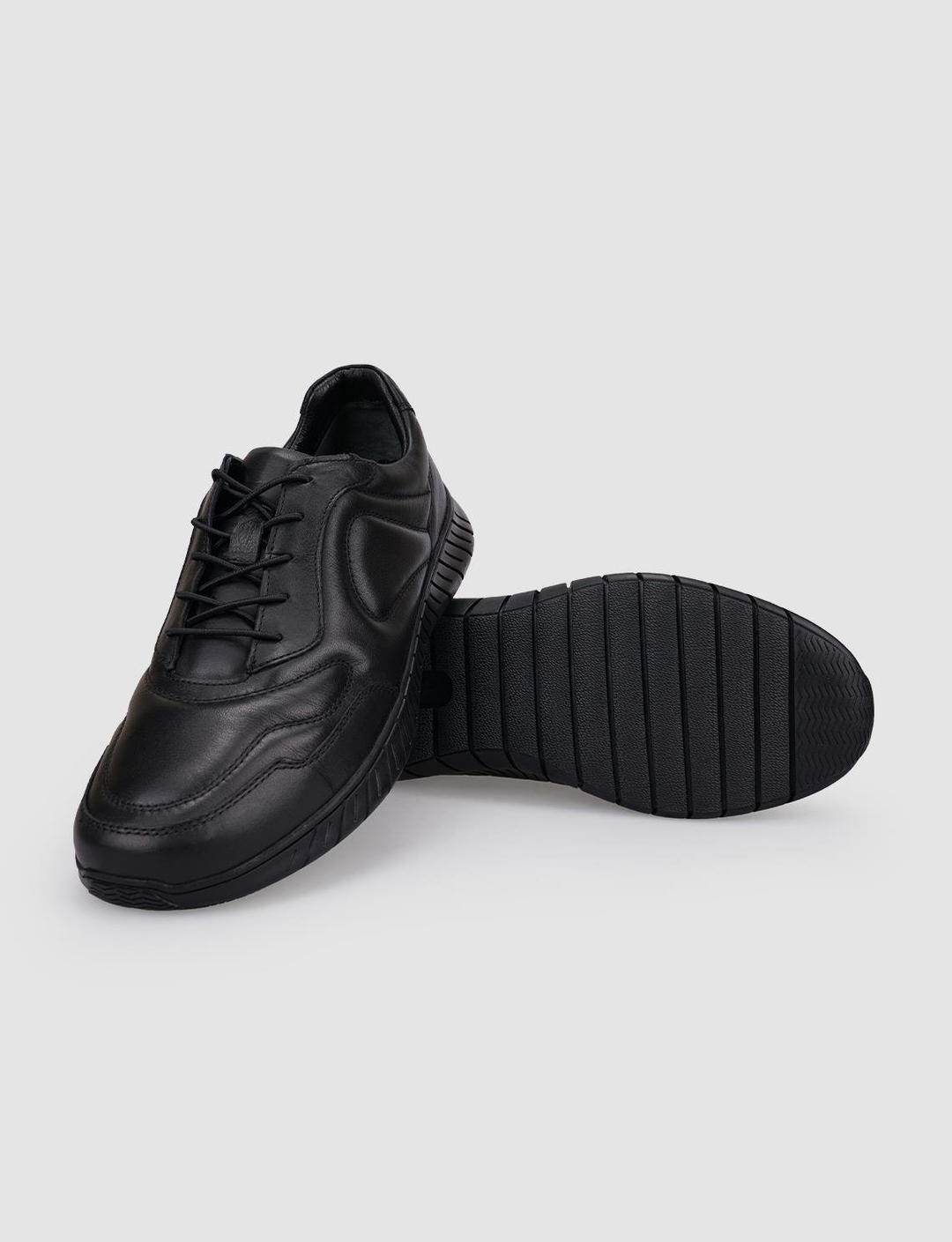 %100 Hakiki Deri Siyah Erkek Ayakkabı