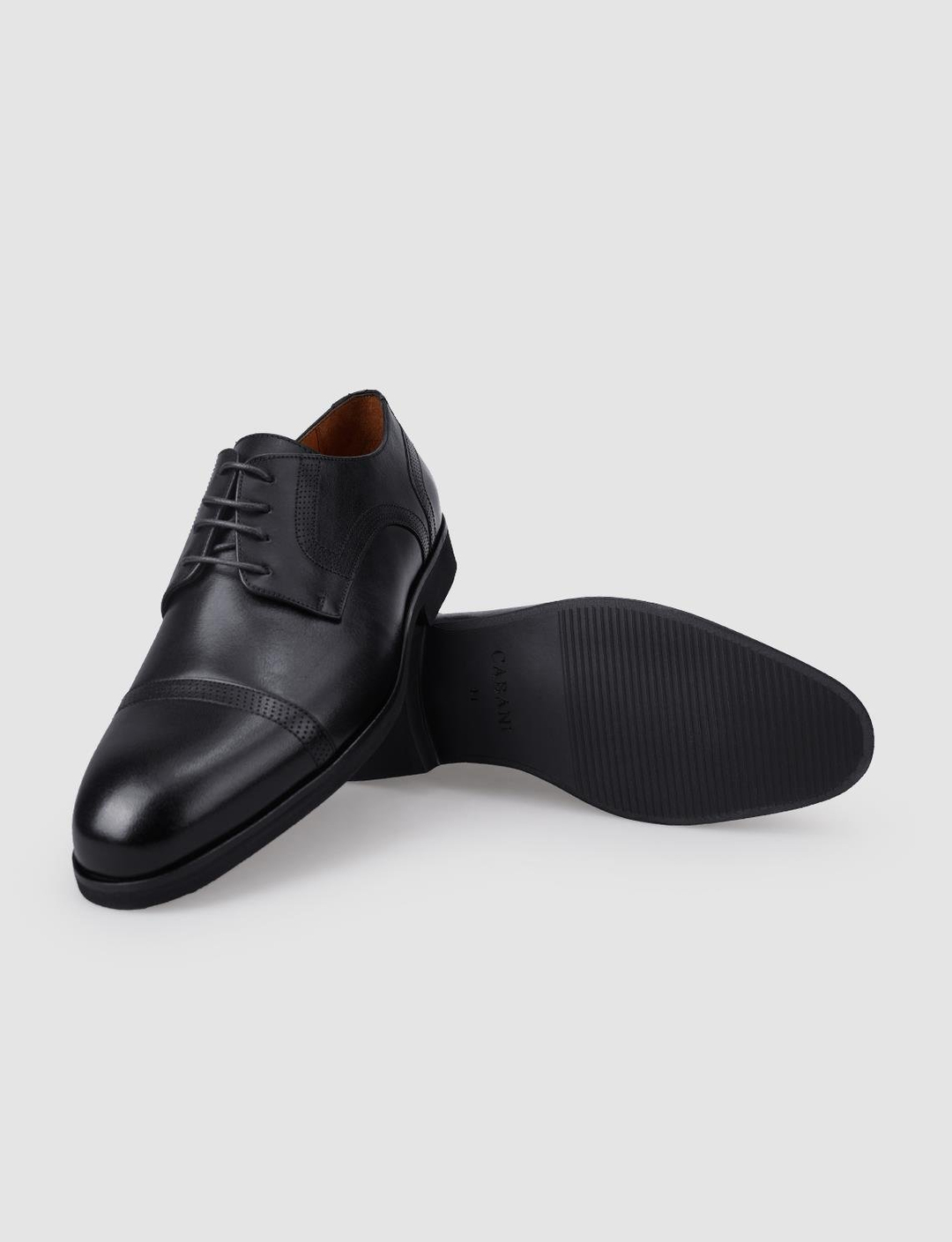 %100 Hakiki Deri Siyah Erkek Ayakkabı