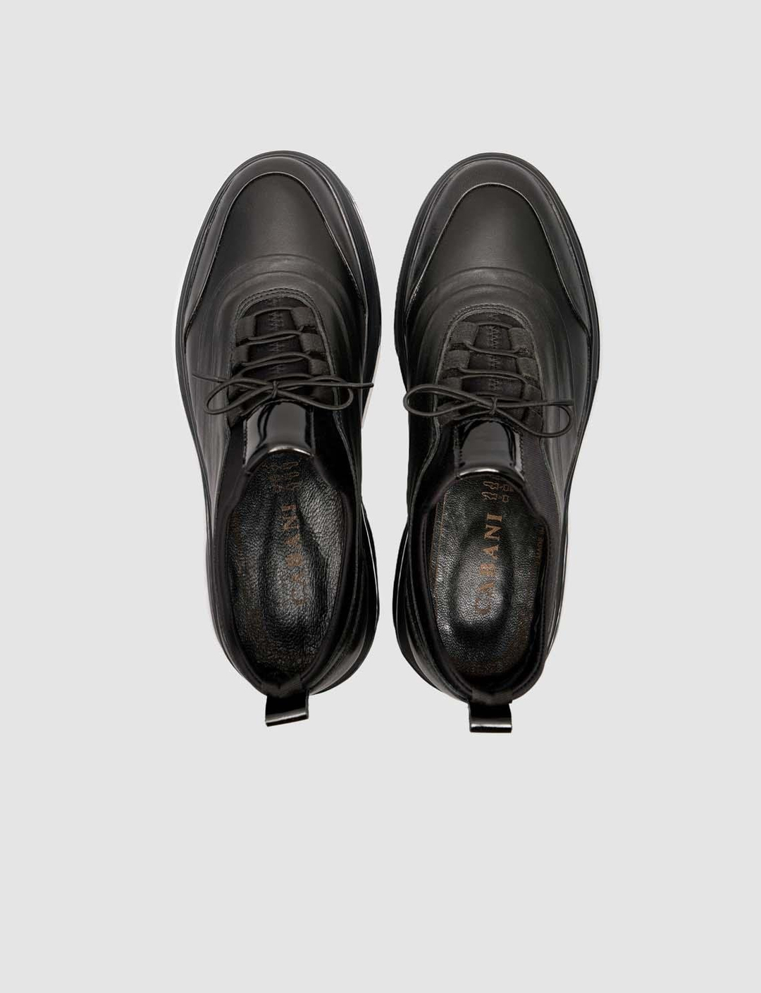 %100 Hakiki Deri Siyah Erkek Günlük Sneaker