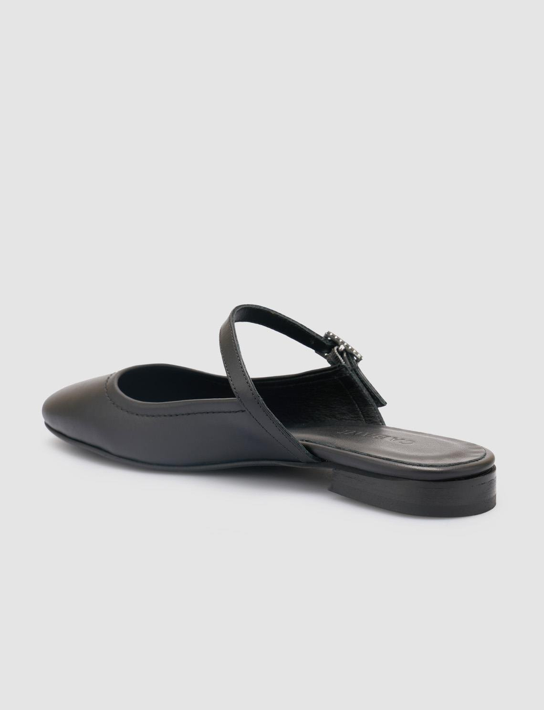 %100 Hakiki Deri Siyah Kadın Ayakkabı