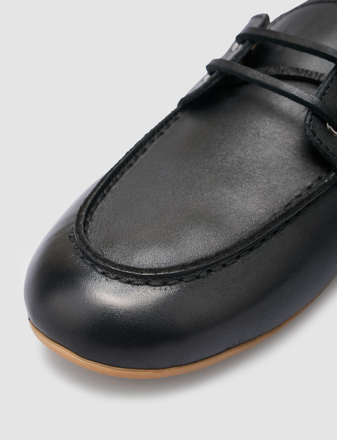 %100 Hakiki Deri Siyah Kadın Ayakkabı