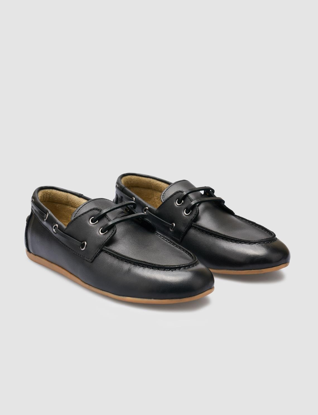 %100 Hakiki Deri Siyah Kadın Ayakkabı