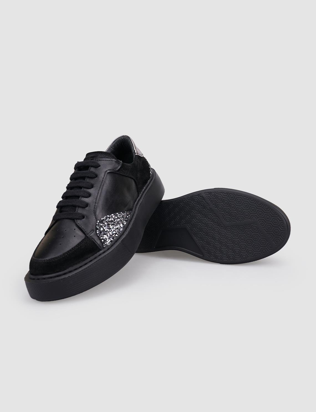 %100 Hakiki Deri Siyah Kadın Ayakkabı