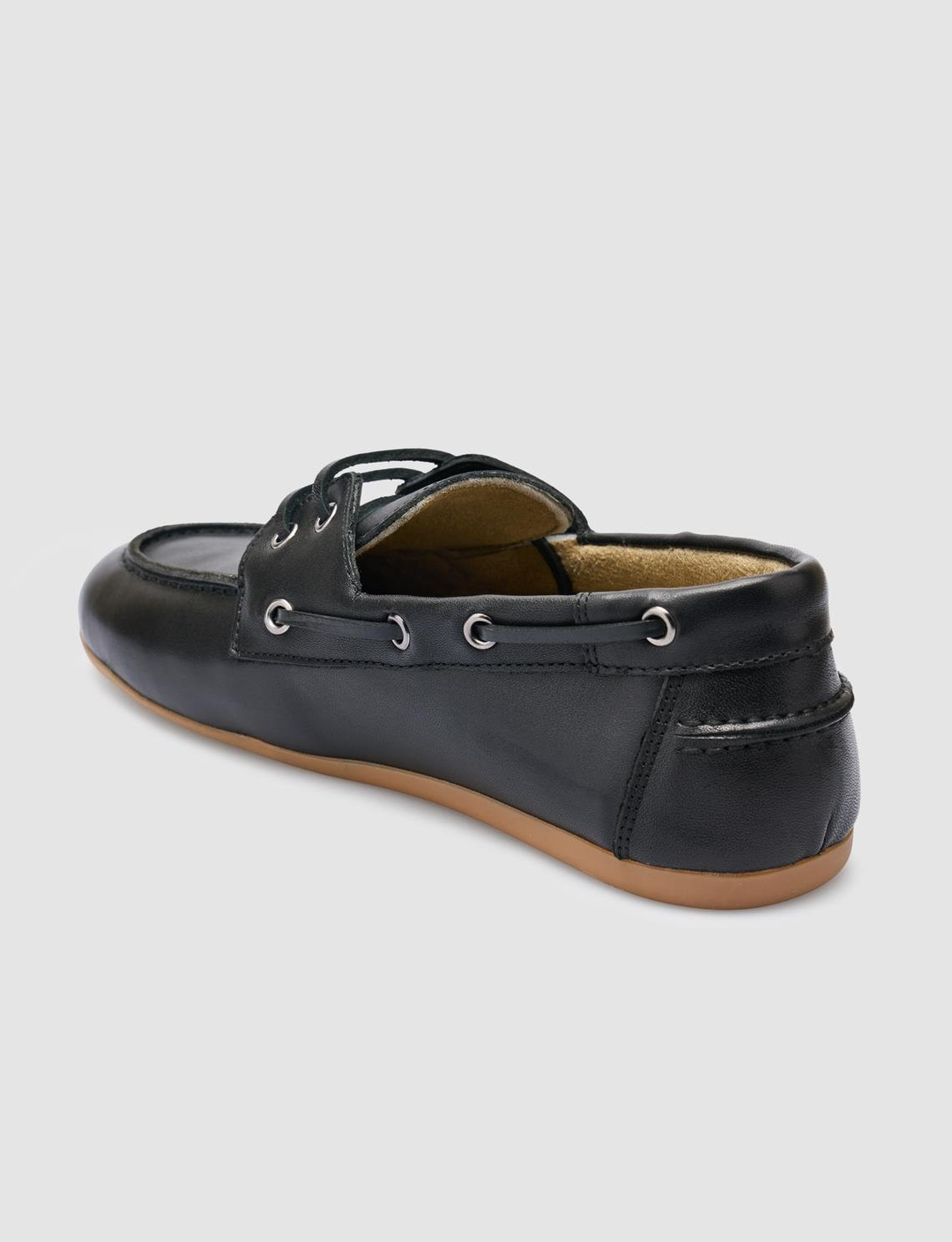 %100 Hakiki Deri Siyah Kadın Ayakkabı