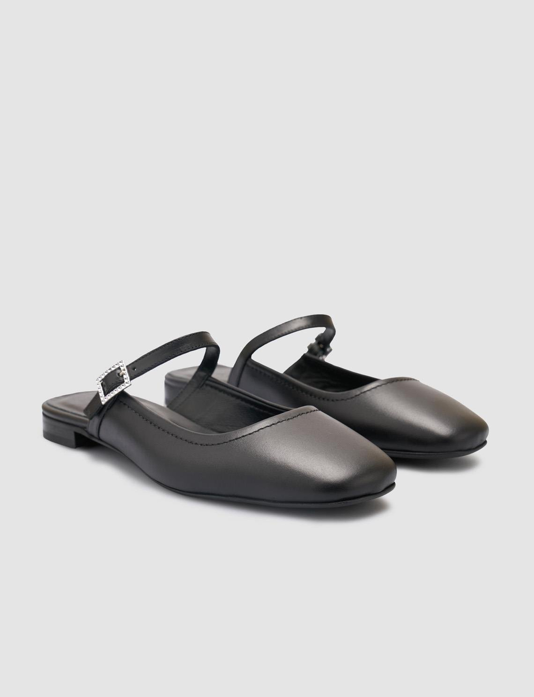 %100 Hakiki Deri Siyah Kadın Ayakkabı