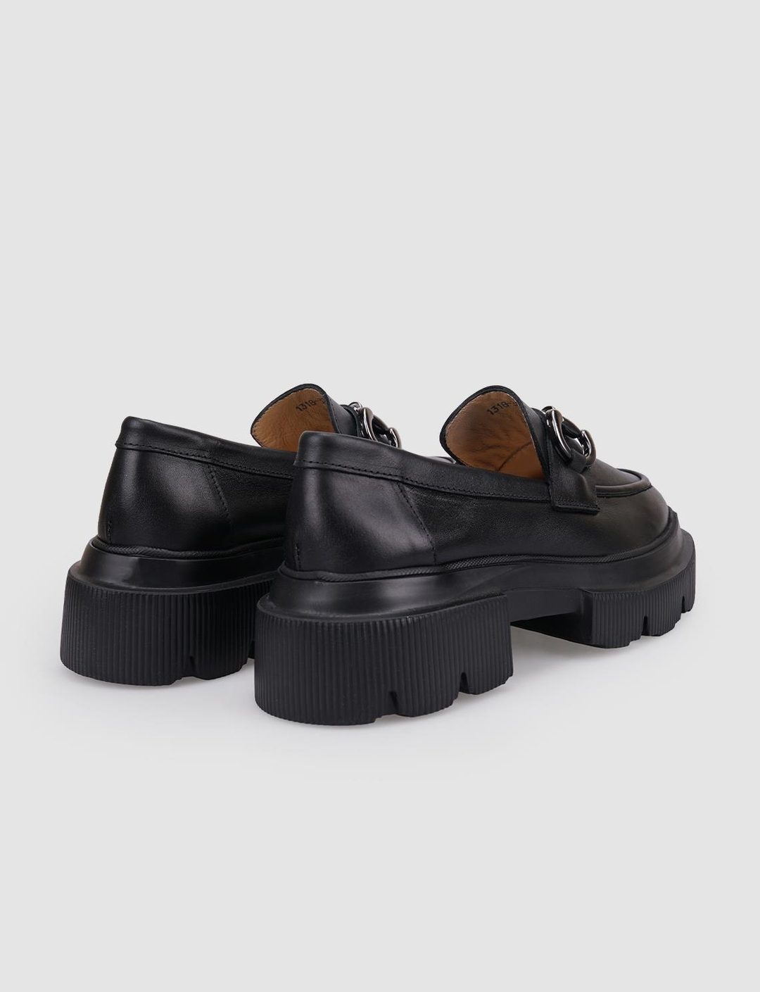 %100 Hakiki Deri Siyah Kadın Ayakkabı