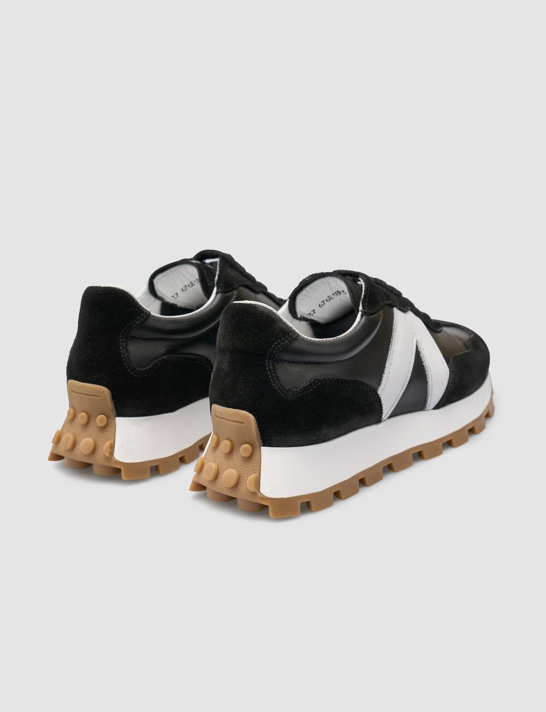 %100 Hakiki Deri Siyah Kadın Ayakkabı