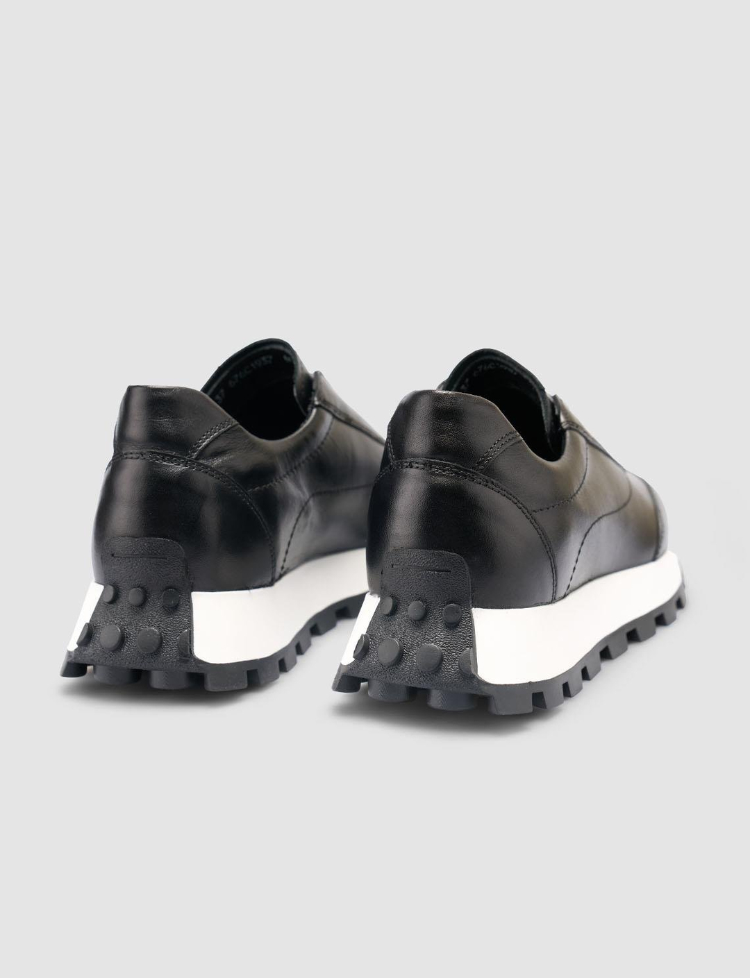 %100 Hakiki Deri Siyah Kadın Ayakkabı