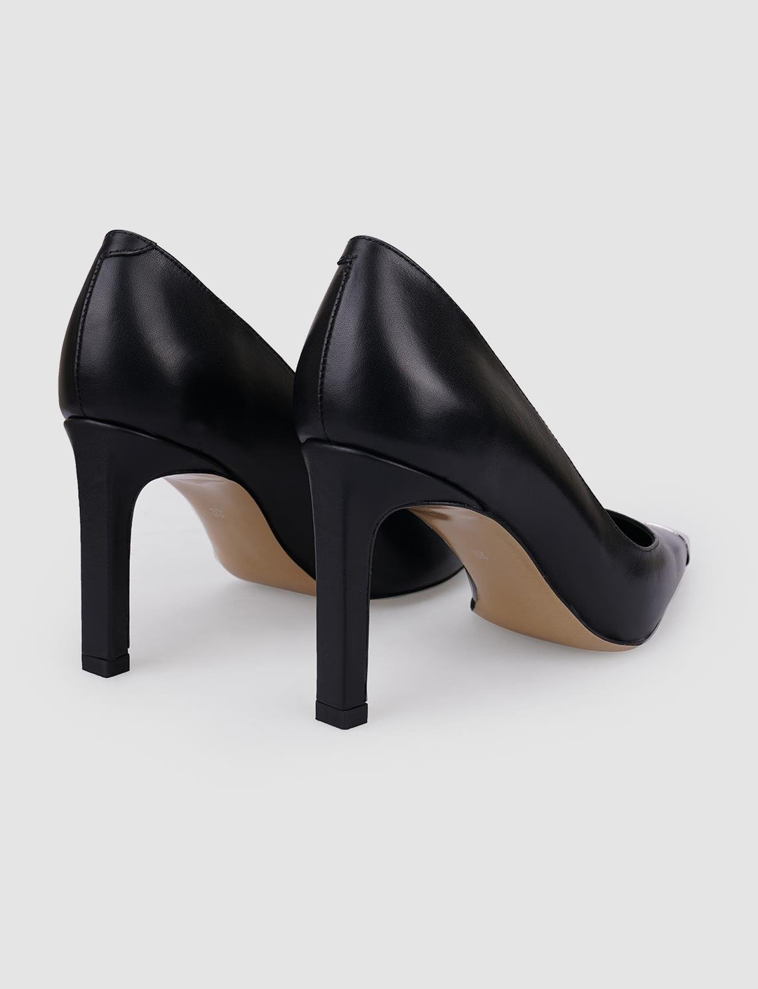 %100 Hakiki Deri Siyah Kadın Ayakkabı