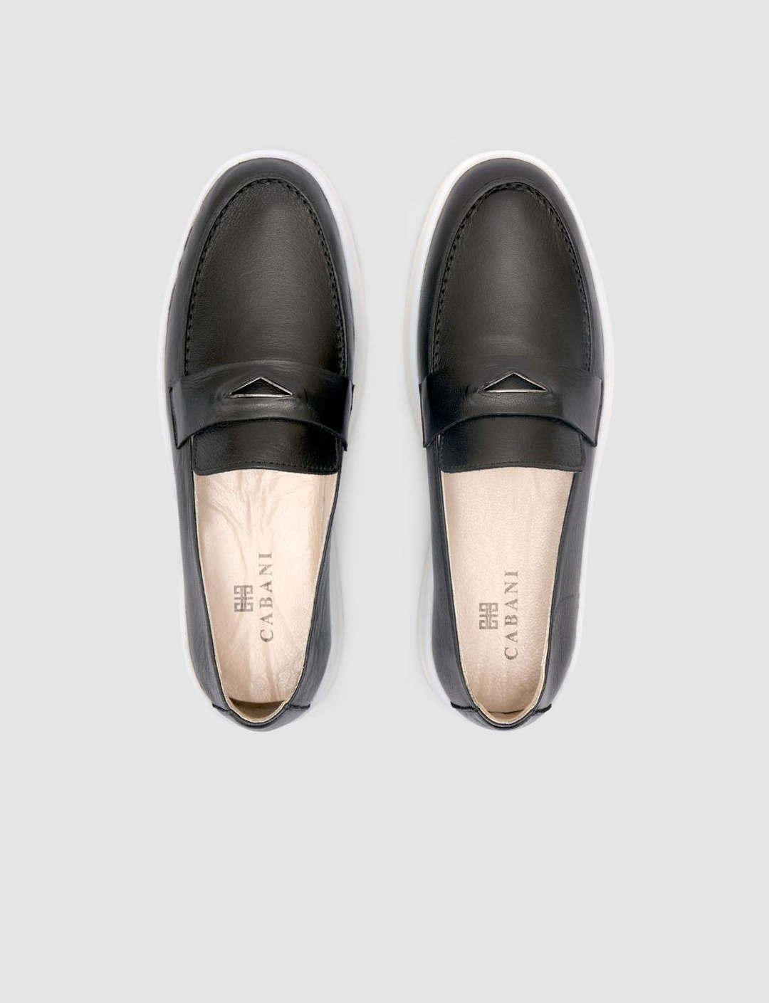 %100 Hakiki Deri Siyah Kadın Ayakkabı