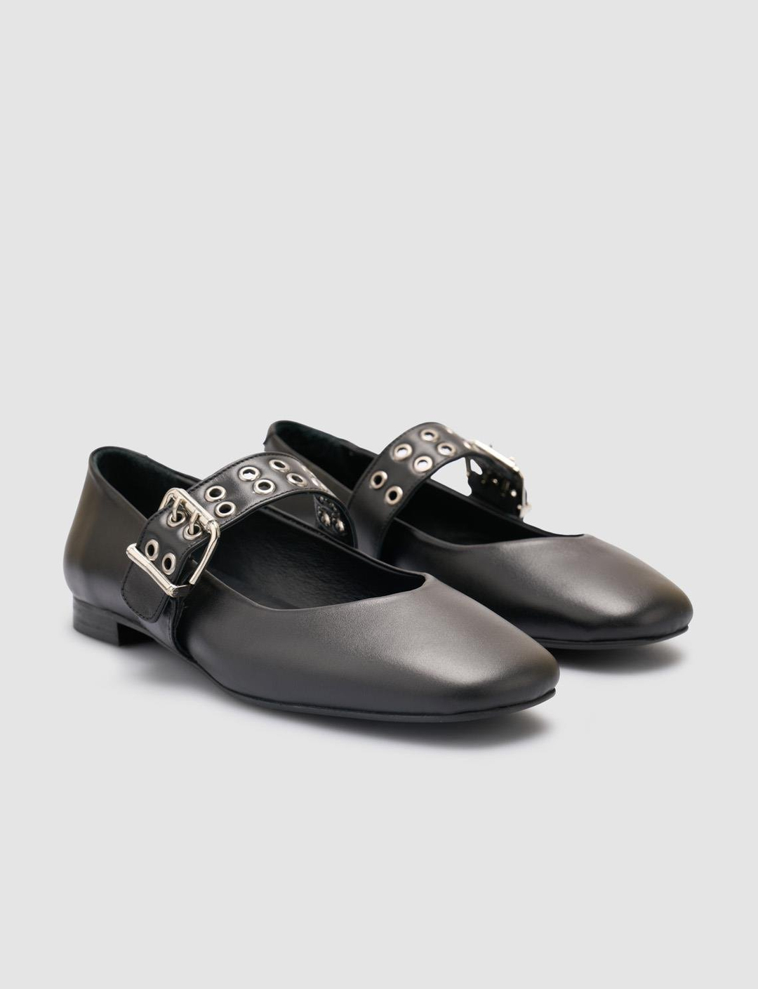 %100 Hakiki Deri Siyah Kadın Ayakkabı