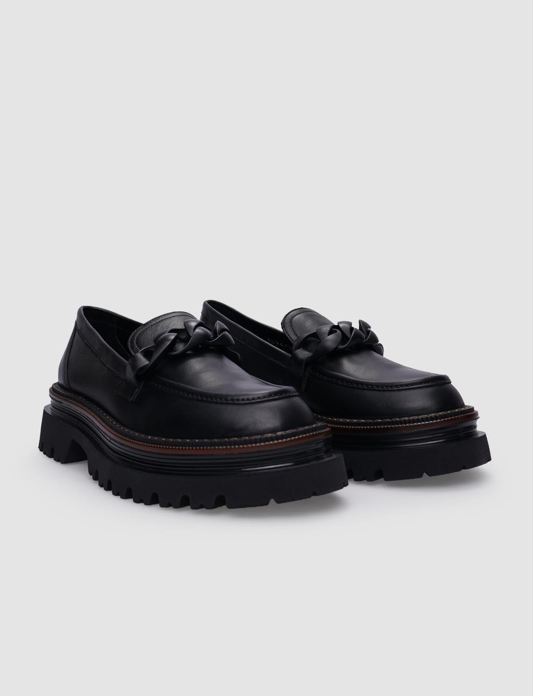 %100 Hakiki Deri Siyah Kadın Ayakkabı