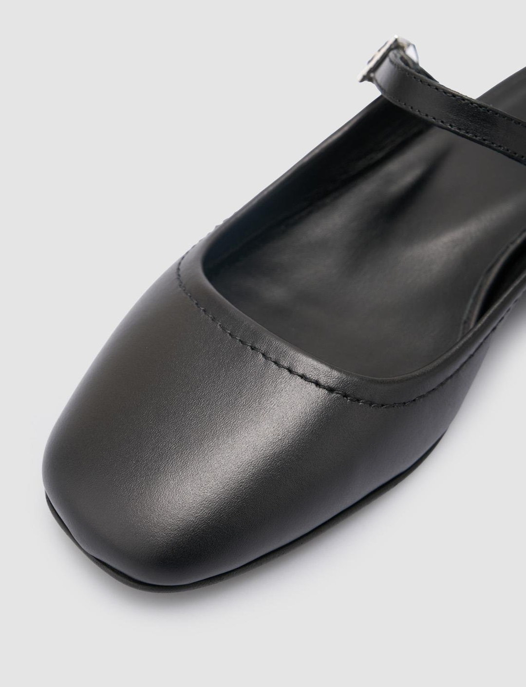 %100 Hakiki Deri Siyah Kadın Ayakkabı