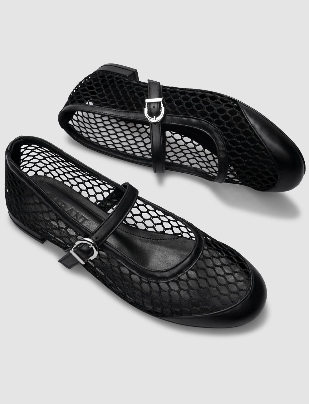 %100 Hakiki Deri Siyah Kadın Babet