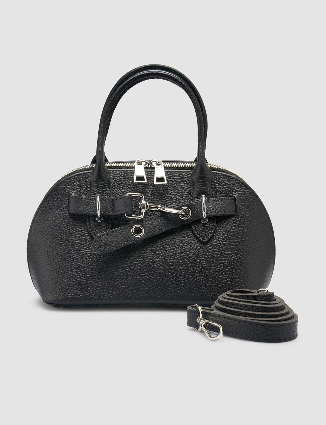 %100 Hakiki Deri Siyah Kadın Çanta