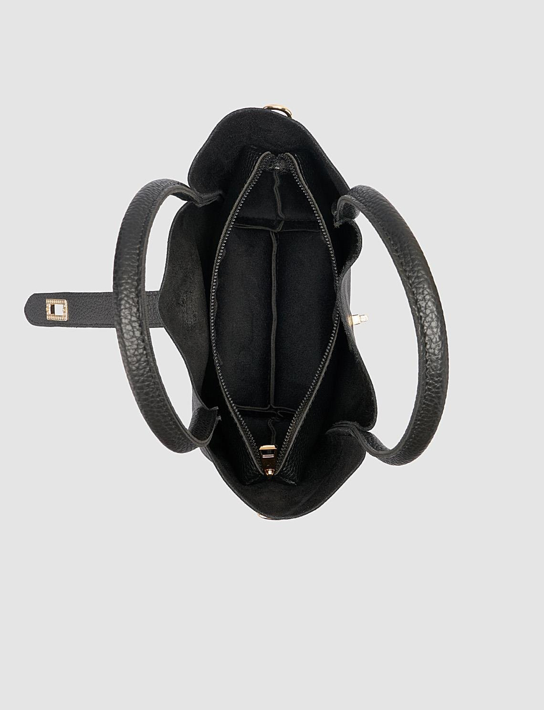 %100 Hakiki Deri Siyah Kadın Çanta