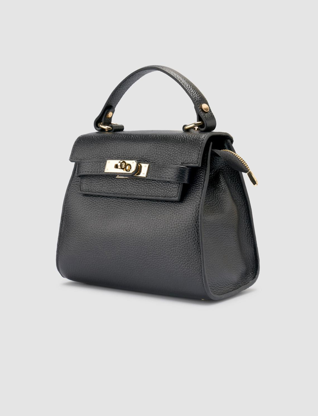 %100 Hakiki Deri Siyah Kadın Çanta