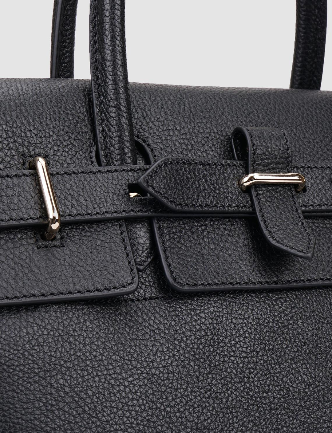 %100 Hakiki Deri Siyah Kadın Çanta