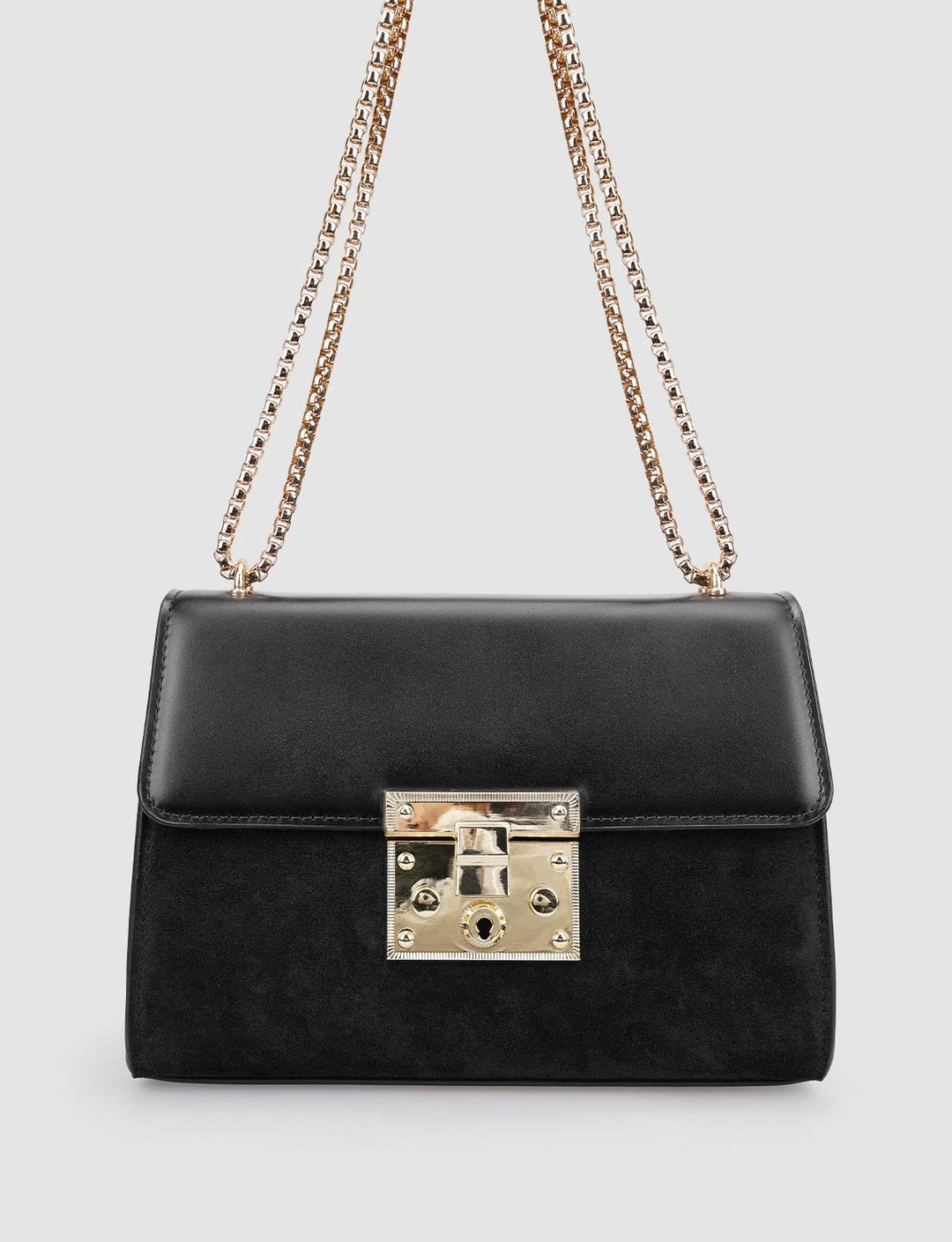 %100 Hakiki Deri Siyah Kadın Çanta