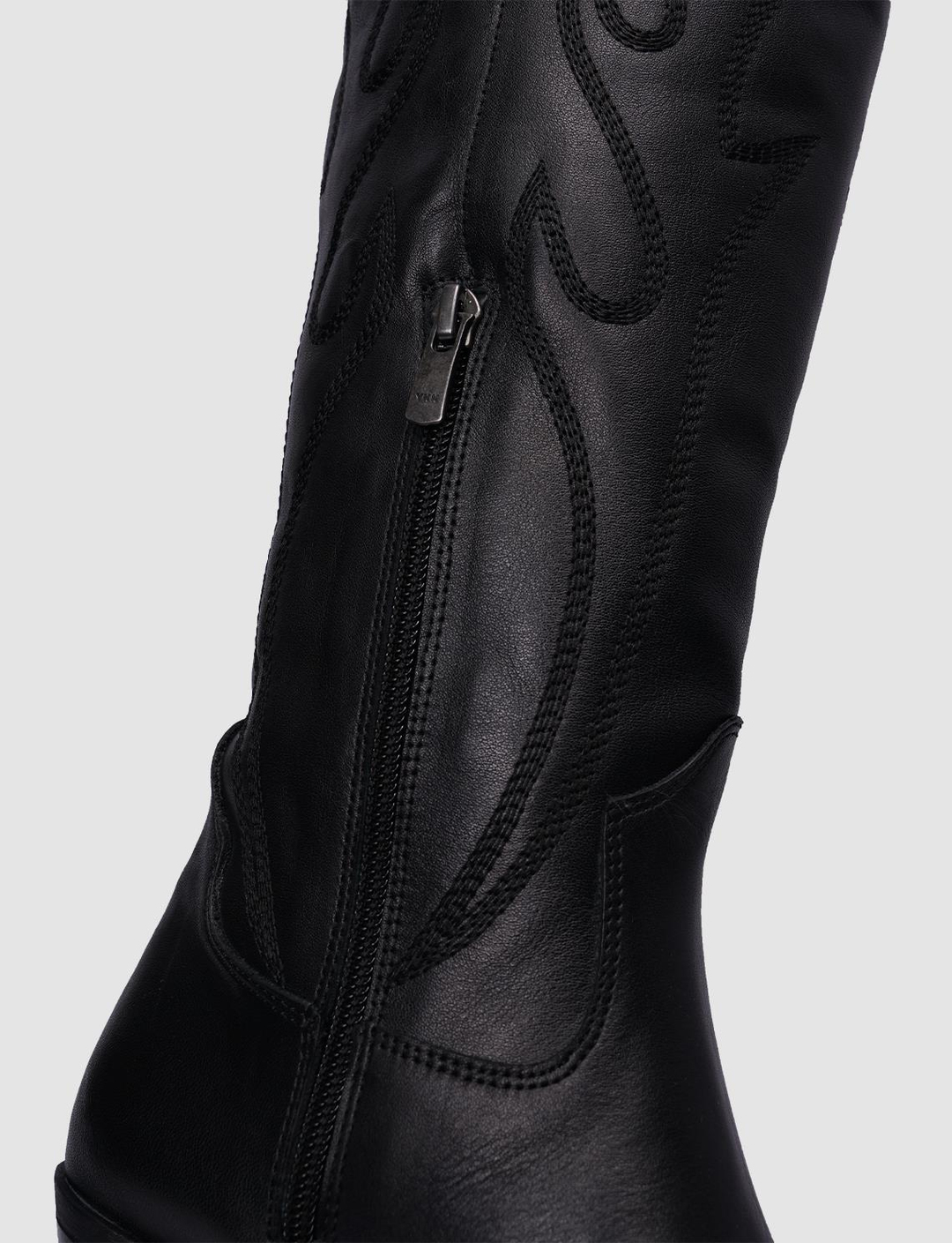 %100 Hakiki Deri Siyah Kadın Çizme