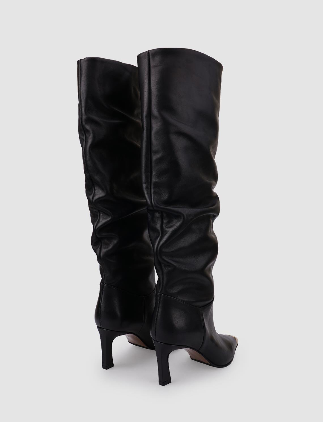 %100 Hakiki Deri Siyah Kadın Çizme