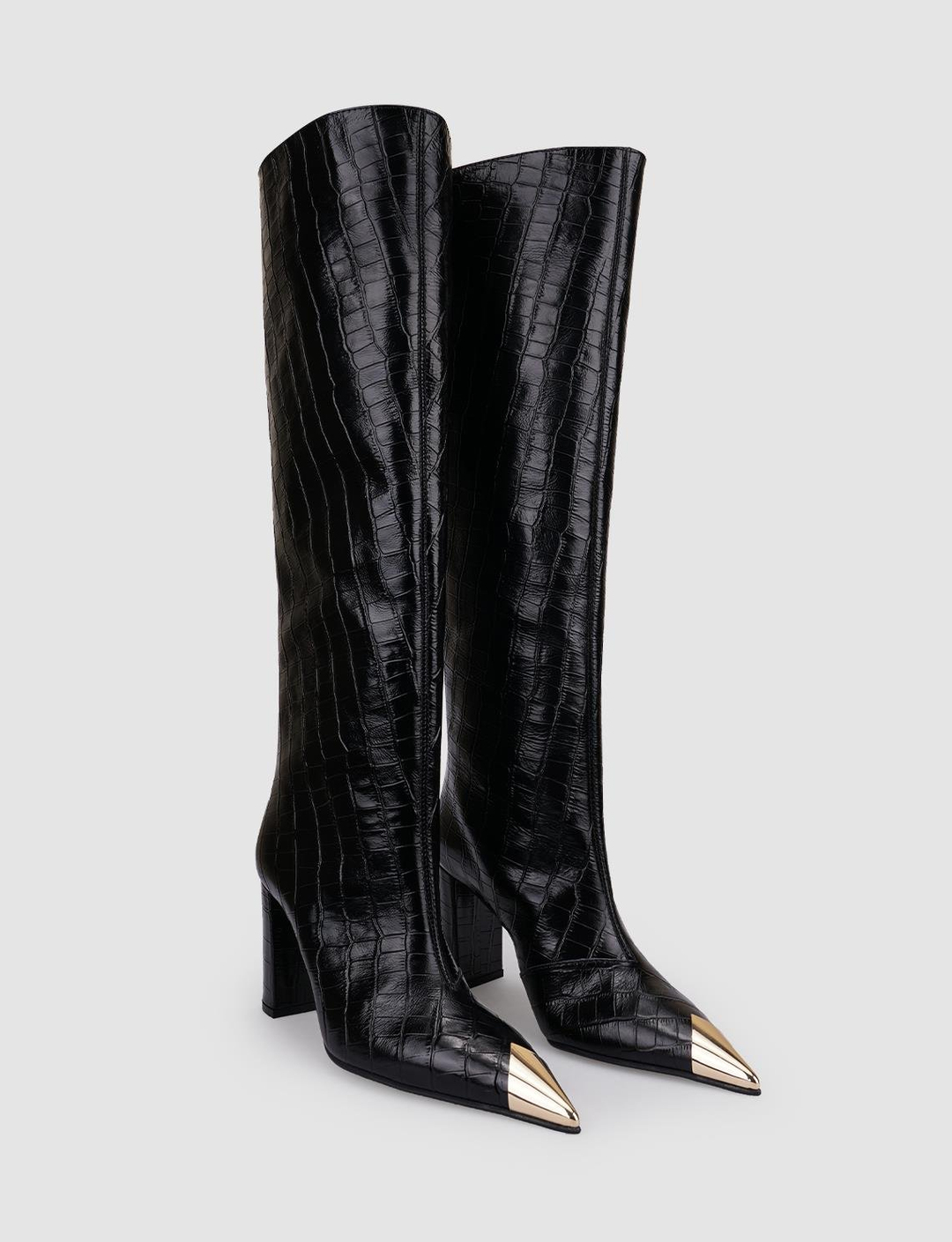 %100 Hakiki Deri Siyah Kadın Çizme