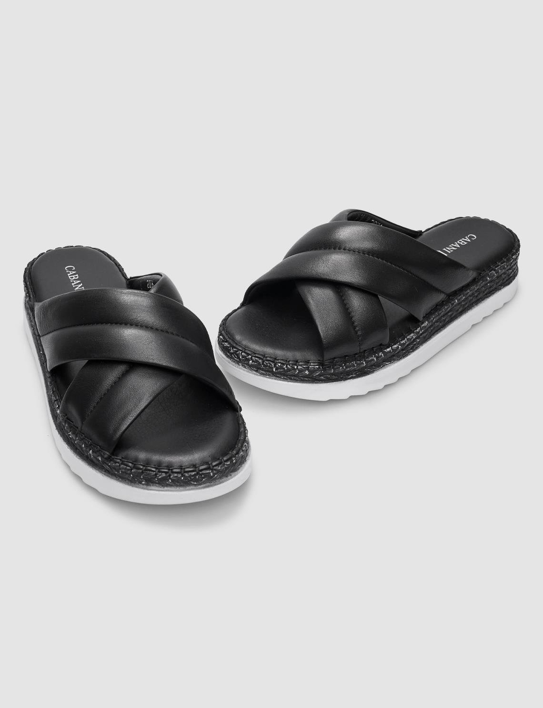 %100 Hakiki Deri Siyah Kadın Terlik