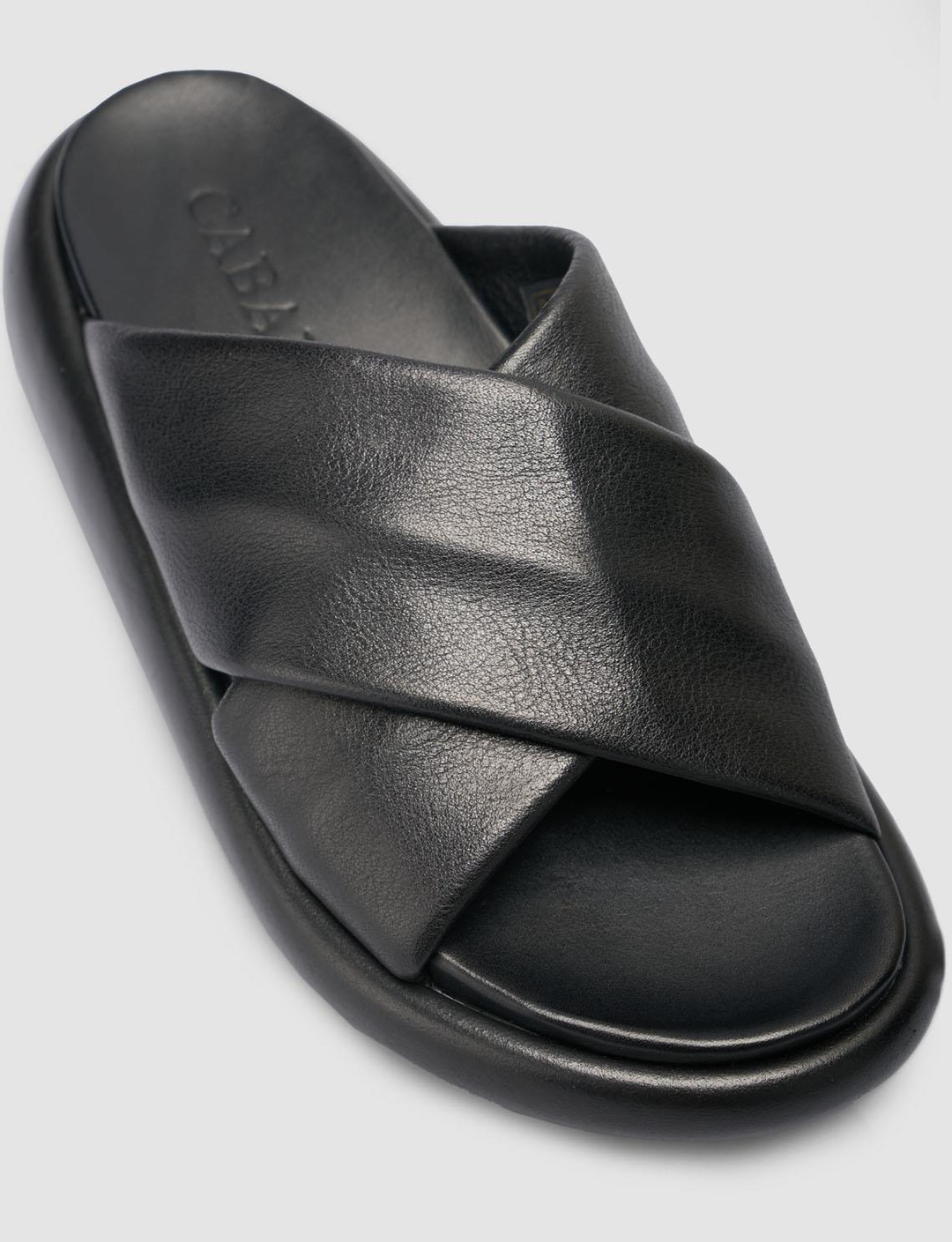 %100 Hakiki Deri Siyah Kadın Terlik