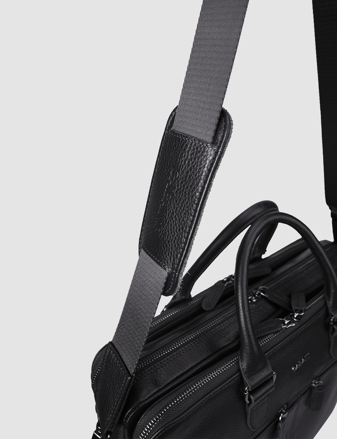 %100 Hakiki Deri Siyah Unisex Çanta