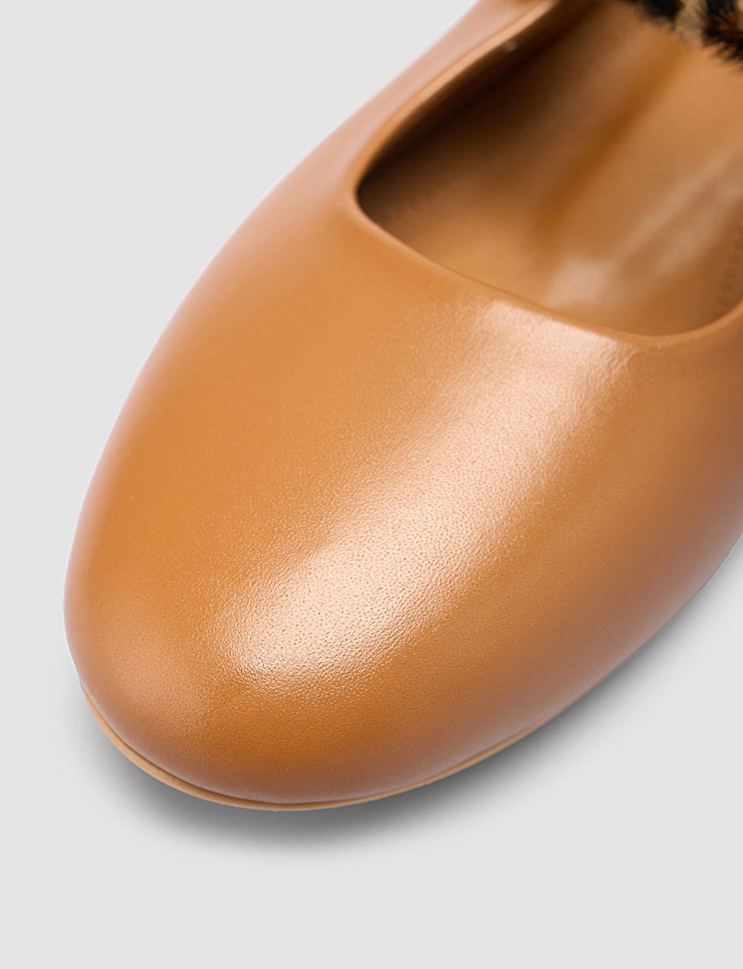 %100 Hakiki Deri Taba Kadın Ayakkabı