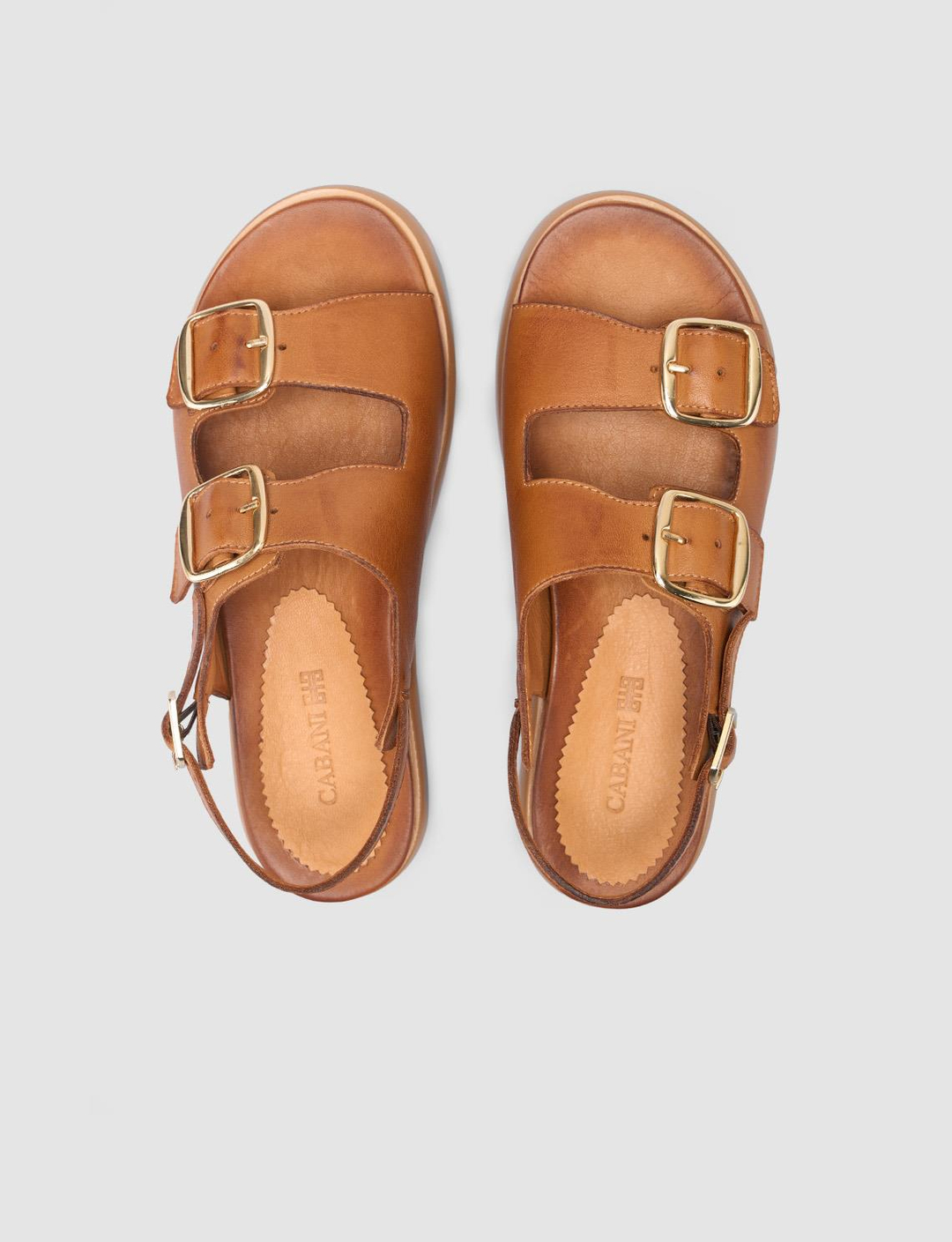 %100 Hakiki Deri Taba Kadın Sandalet