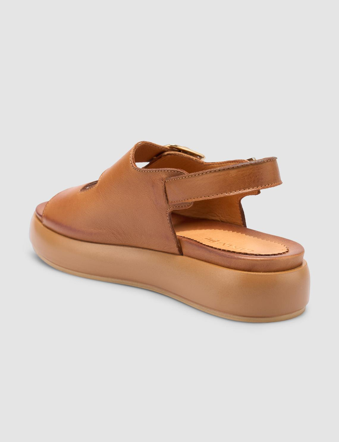 %100 Hakiki Deri Taba Kadın Sandalet