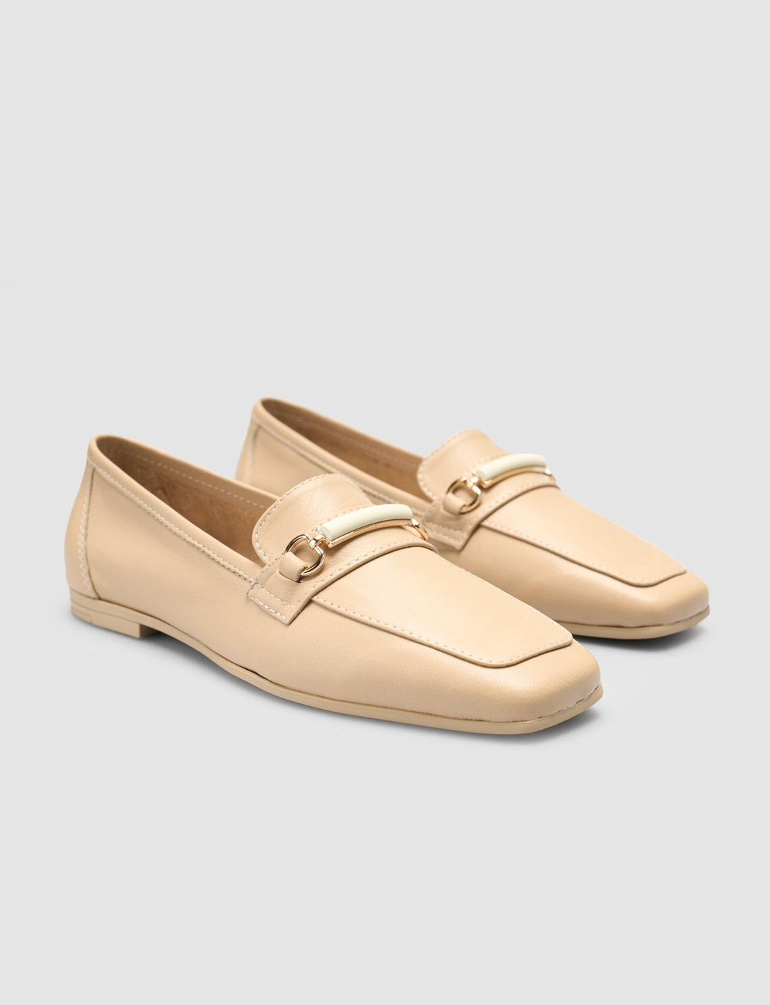 %100 Hakiki Deri Vizon Kadın Ayakkabı