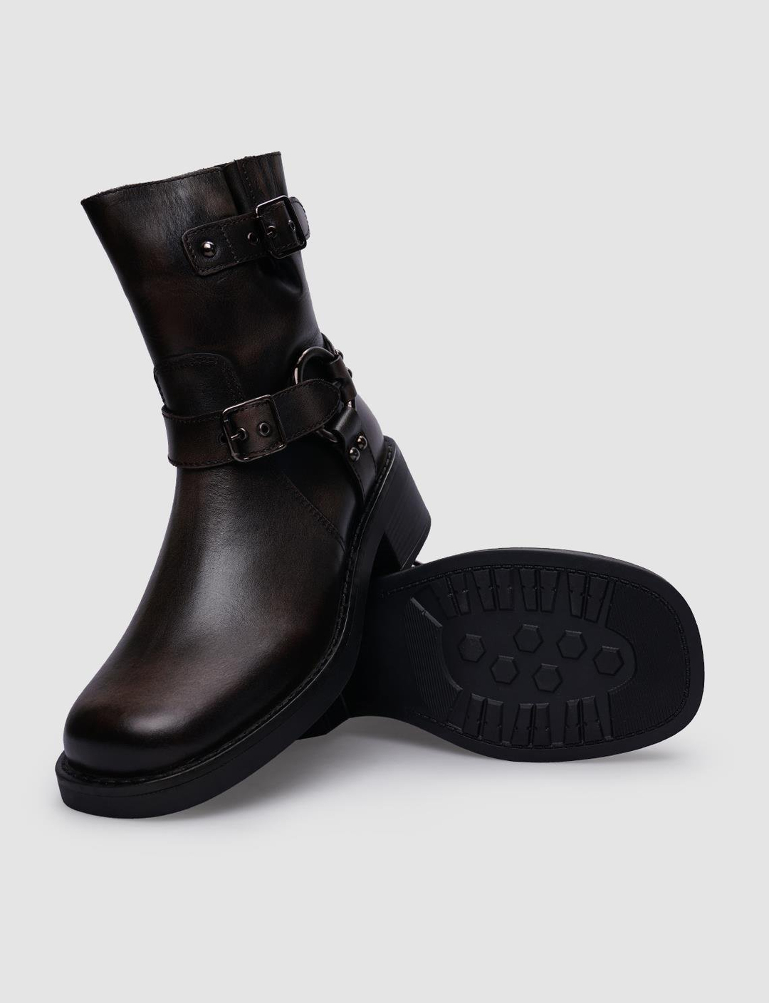 %100 Hakiki Deri Vizon Kadın Bot