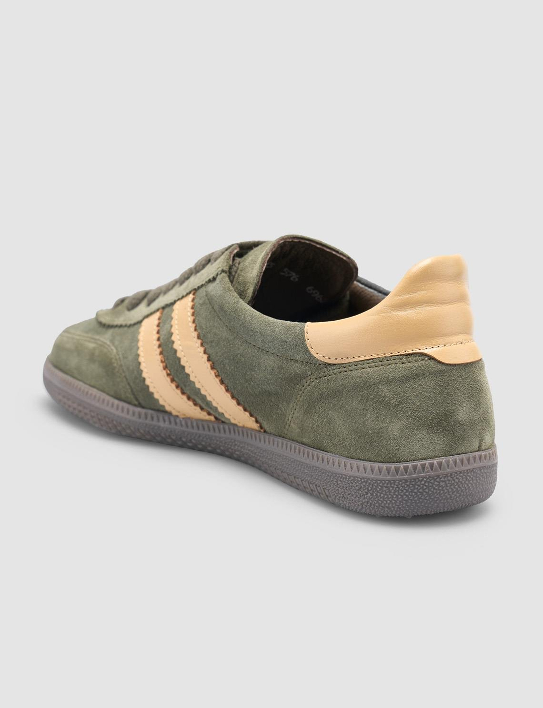 Women 100% Genuine Leather Green Shoes