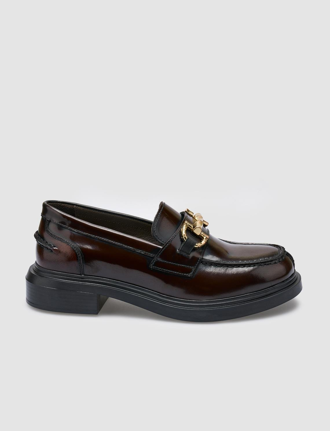 Açma Hakiki Deri Bordo Kadın Ayakkabı