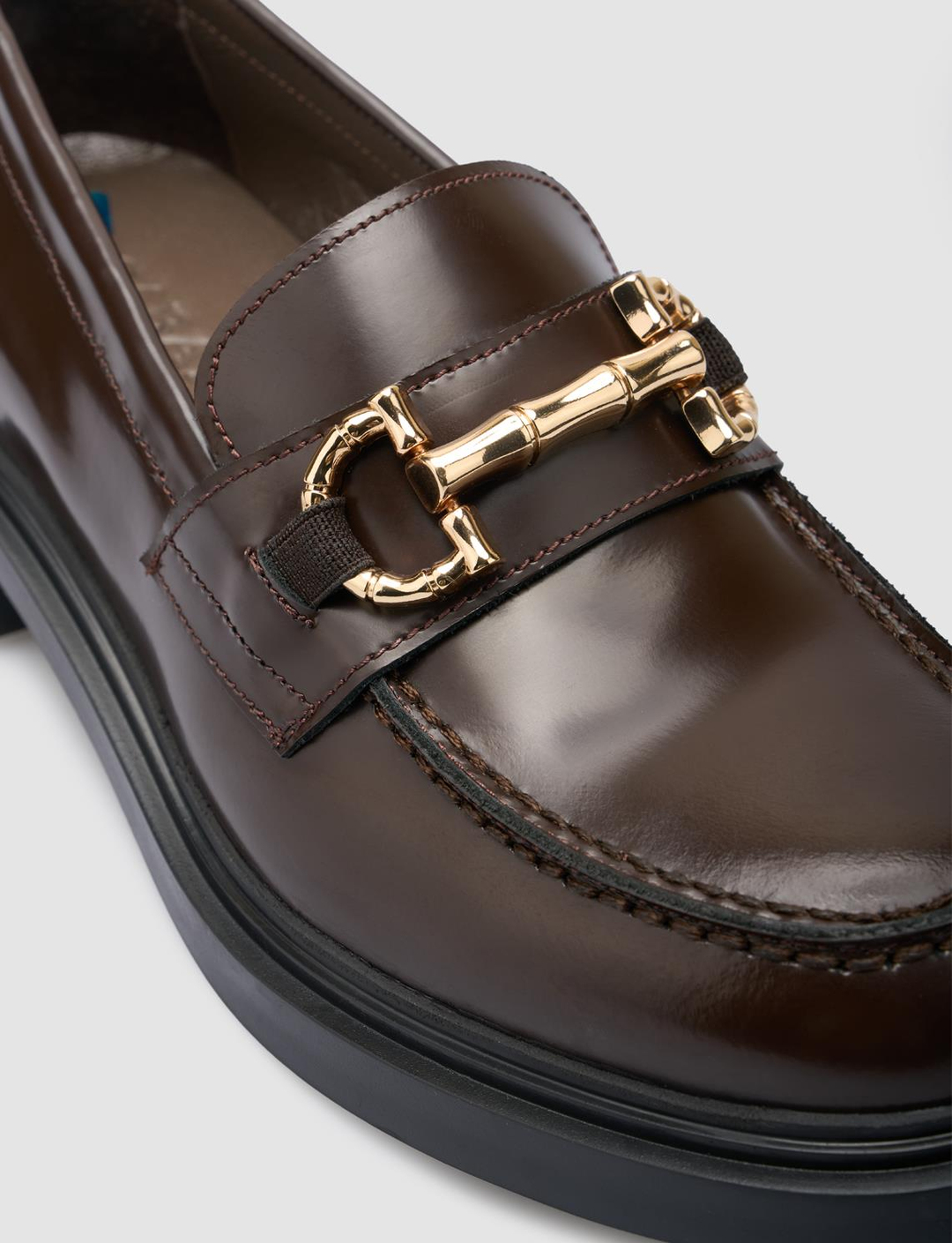 Açma Hakiki Deri Kahverengi Kadın Ayakkabı