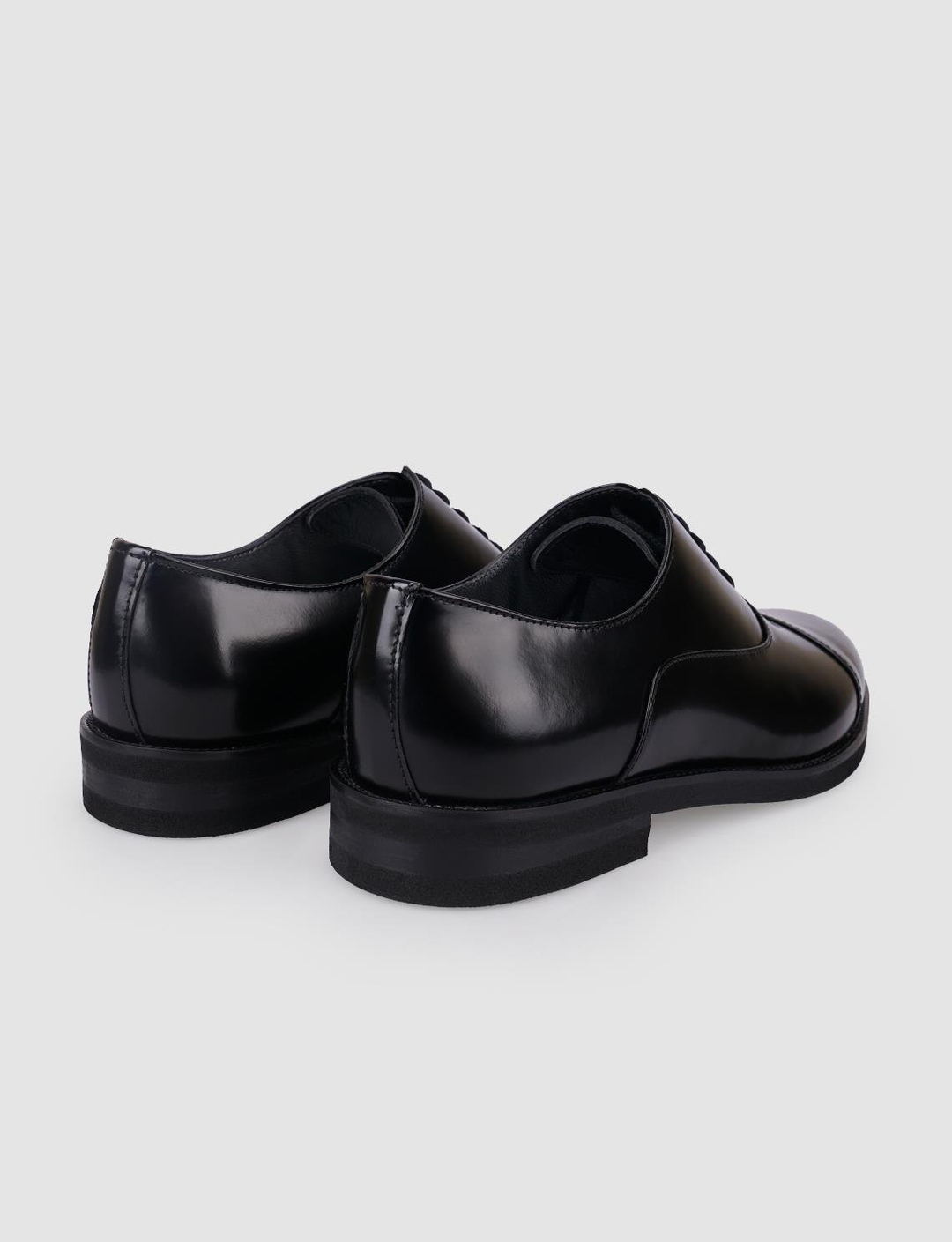 Açma Hakiki Deri Siyah Erkek Ayakkabı