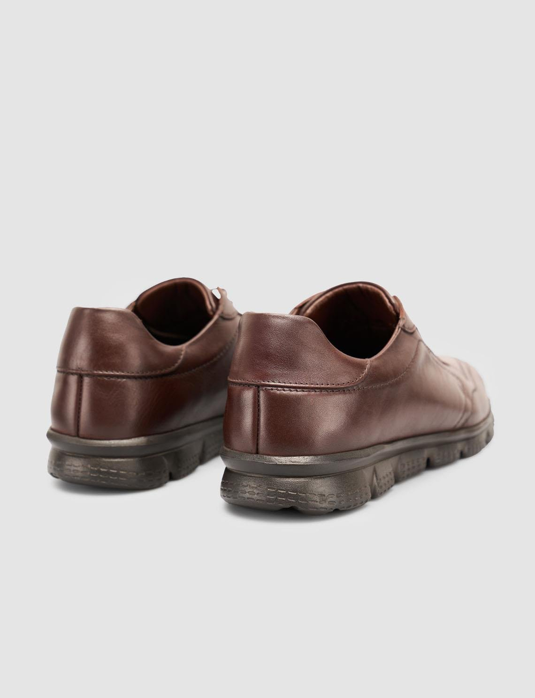 Cabani Men's 100% Genuine Leather Brown Shoes