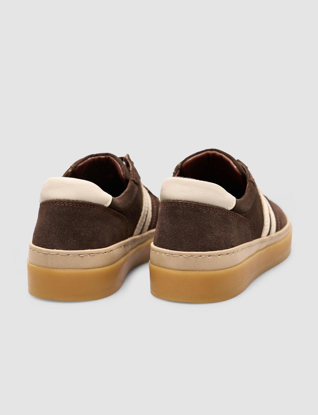 Cabani Kahverengi Süet Şeritli Kadın Spor Ayakkabı