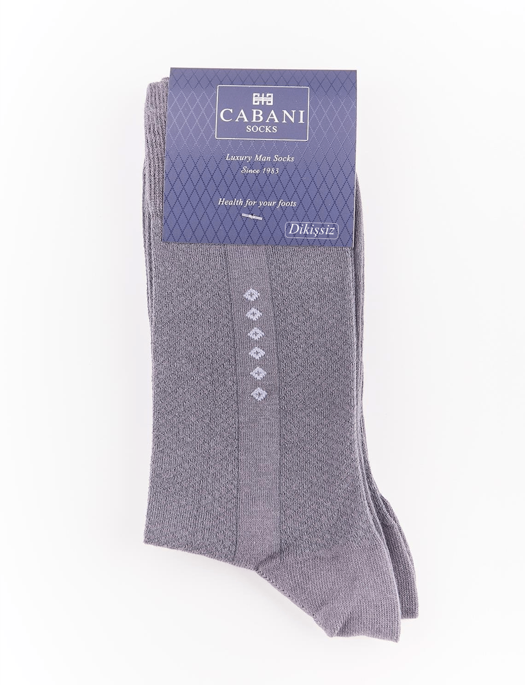 Erkek Gri 2'li Çorap