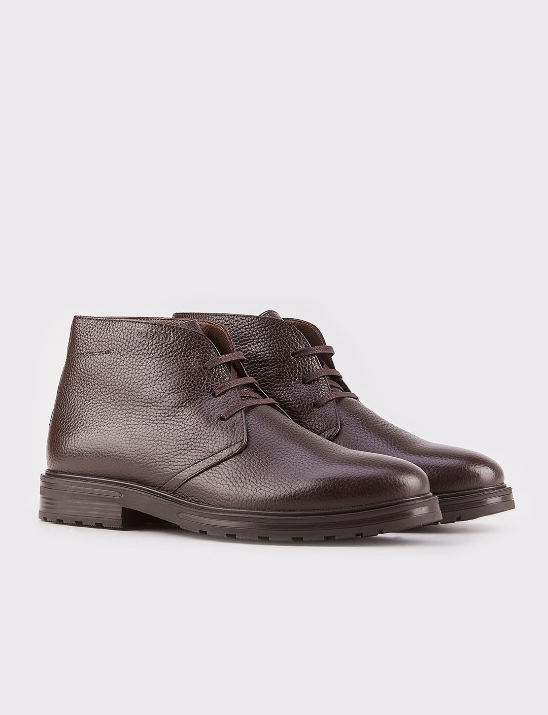 Erkek Hakiki Deri Kahverengi Bağcıklı Günlük Bot