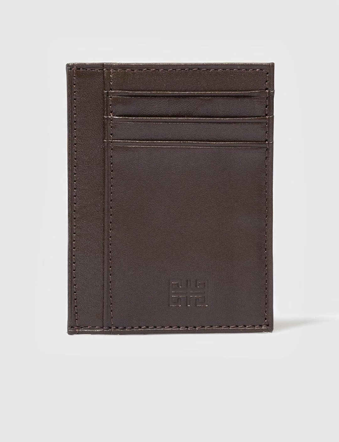 Erkek Hakiki Deri Kahverengi Kartlık