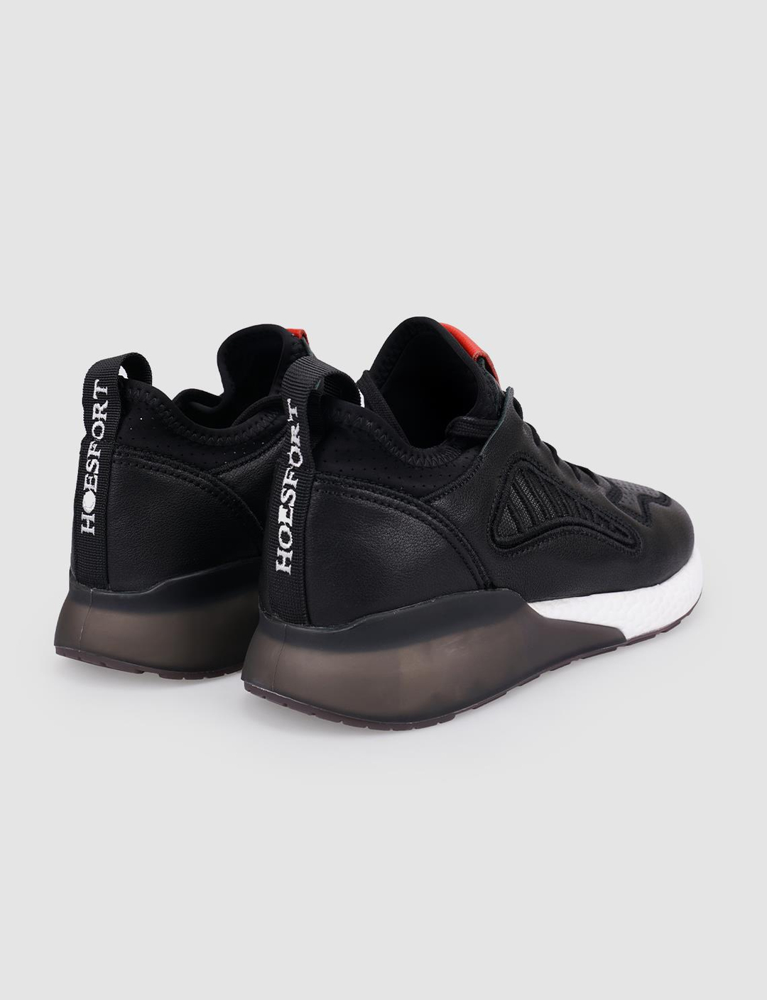 Erkek Hakiki Deri Siyah Spor Ayakkabı