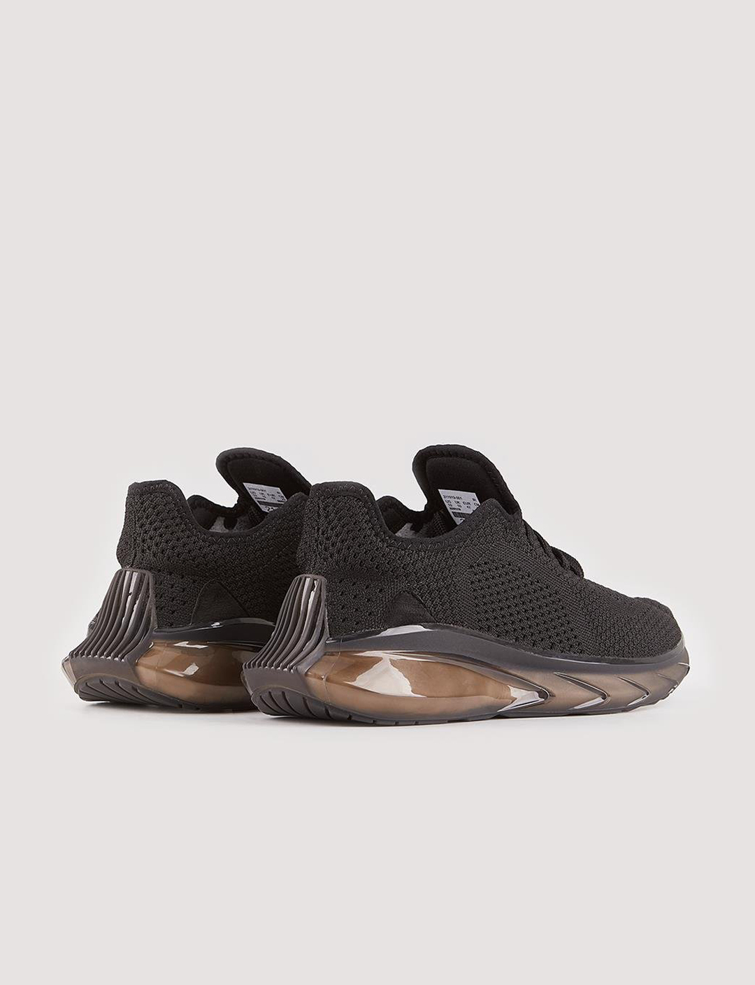 Men Black Low Top Chunky Sneakers