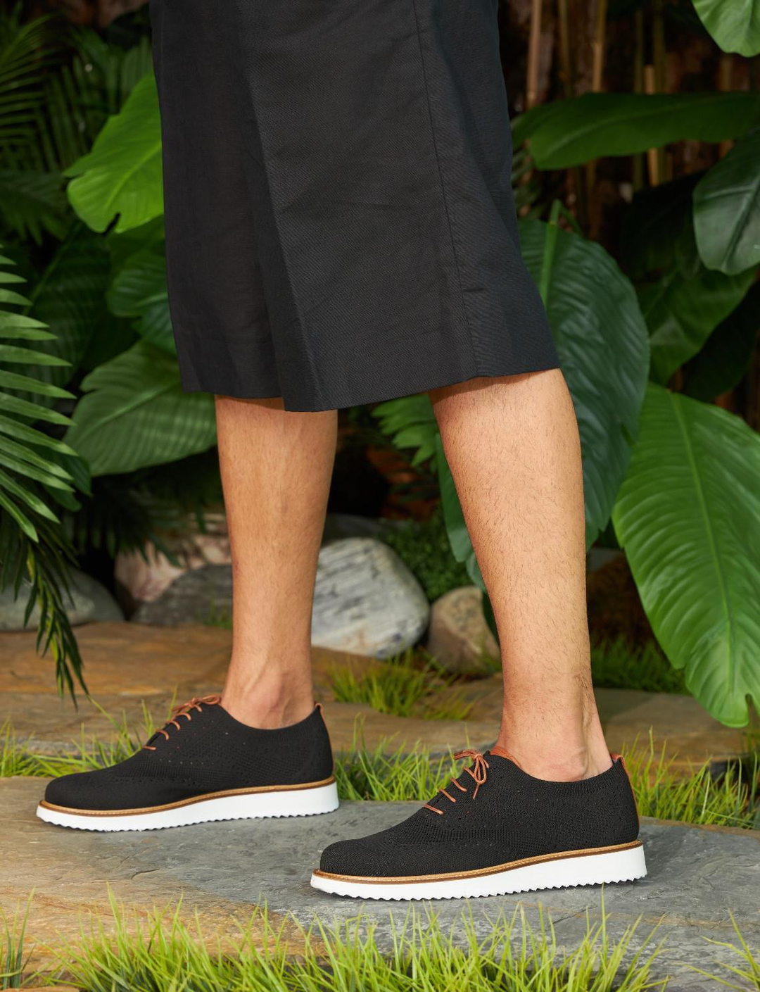 Erkek Triko Siyah Eva Taban Günlük Ayakkabı